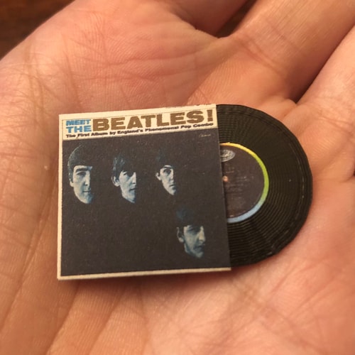 Beatles the Beatles 1:12 Scale Miniature Vinyl Record - Etsy