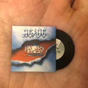 AC/DC - Razor’s Edge 1:12 scale miniature vinyl record album