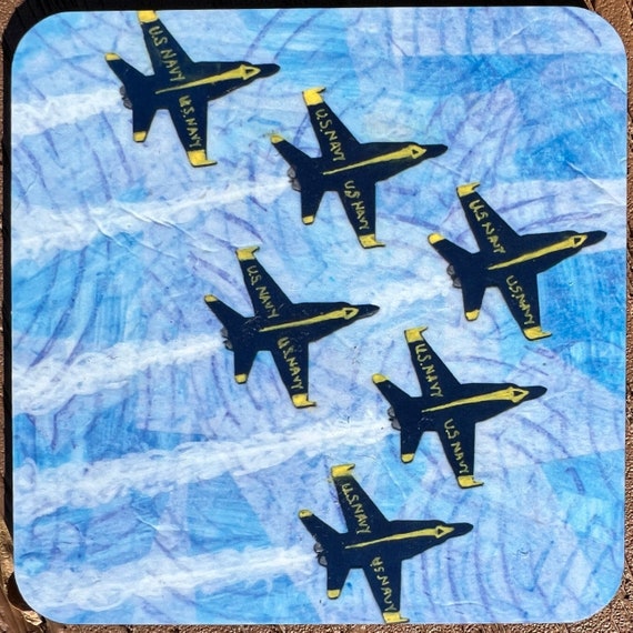 Blue Angels Coasters- Set of 4