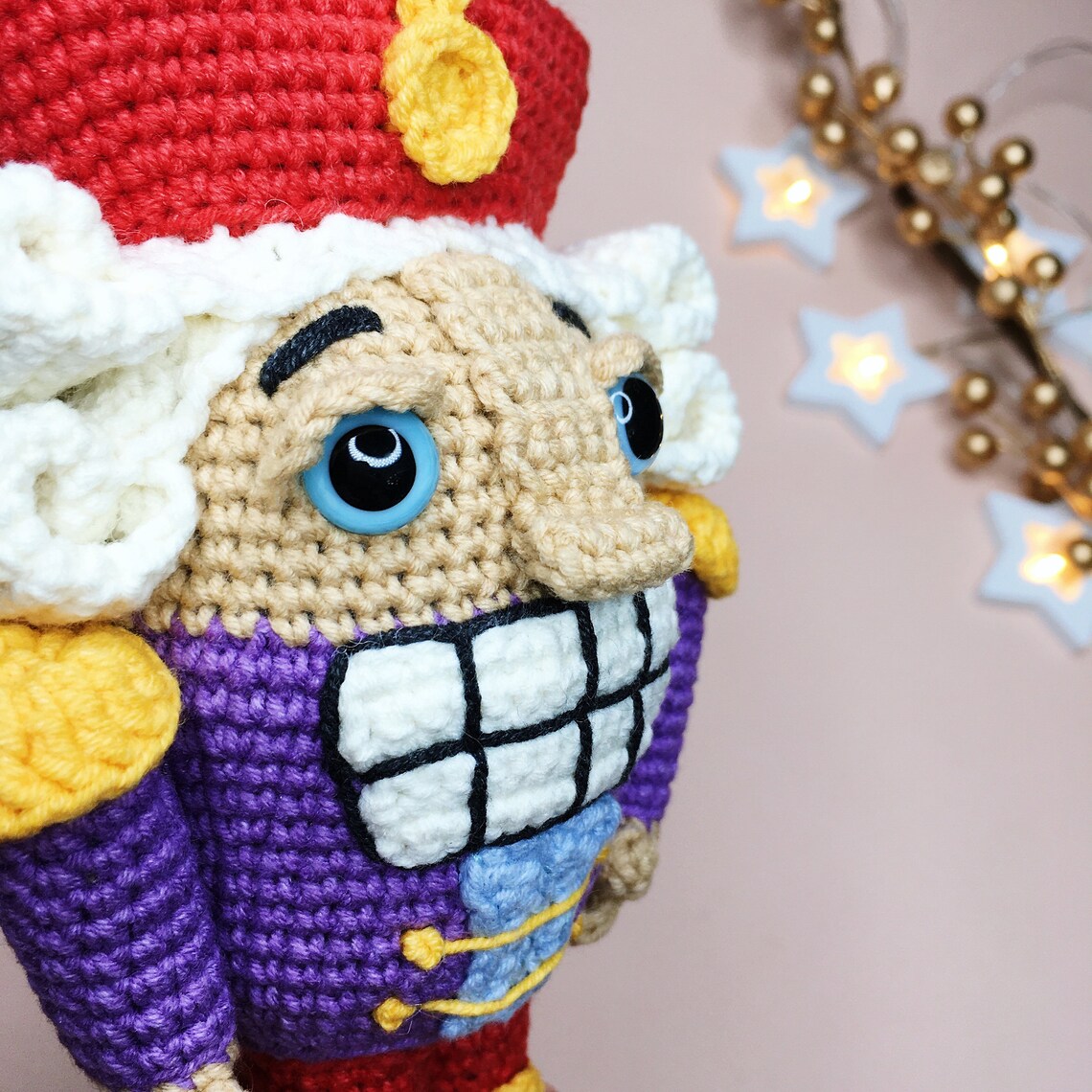 Nutcracker crochet Toy nutcracker prince christmas tales Etsy