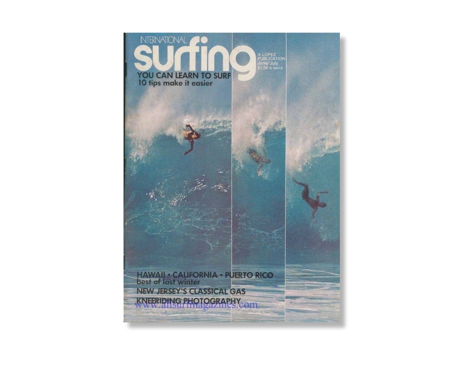 Vintage Surfer Magazine Cover Prints Set of Three From Surf - Etsy