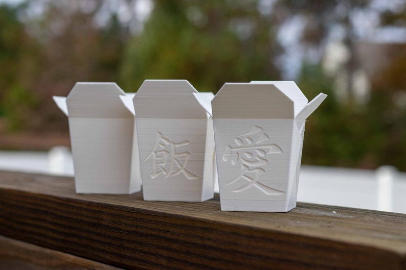 Cute Chinese Take Out Box Planter 3D Printed Planters Etsy