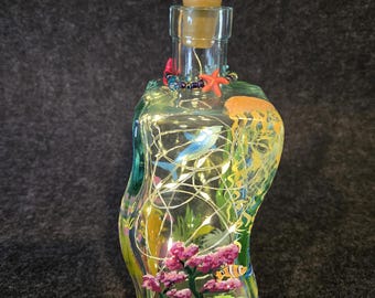 Coral Reef Bottle Lamp