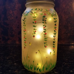Hanging Garden Mason Jar Solar Lantern