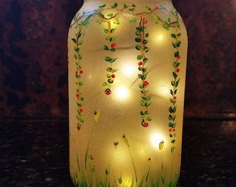 Hanging Garden Mason Jar Solar Lantern