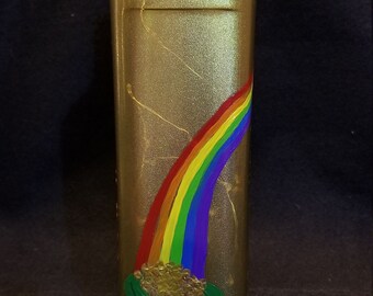 Pot of Gold Bottle Lamp