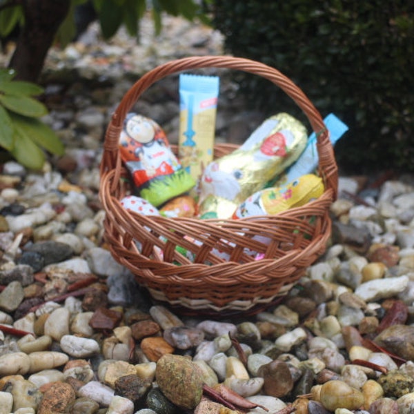 Osterkorb aus Weide Weidenkorb Geschenkkorb Weiden Präsentkorb Kinderkorb Einkaufskorb Handgefertigt