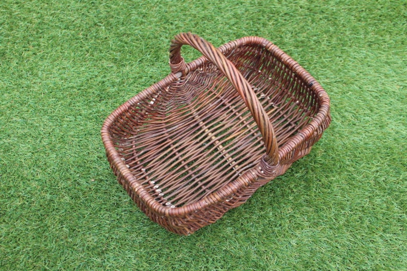 Harvest basket (3 different sizes), potato basket, shopping basket, wicker basket, mushroom basket, garden basket, flower basket, decorative basket, storage basket image 7
