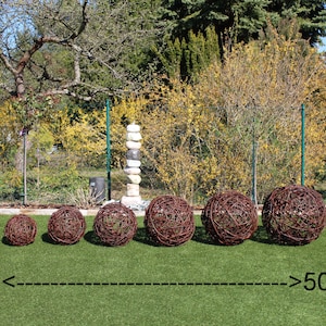 Willow ball in 8 different sizes 15-50 cm willow ball decorative ball vine ball decorative balls garden decoration
