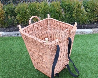 Weidenkiepe Huckelkorb 2 variants carrying basket Kiepe back carrying basket willow basket