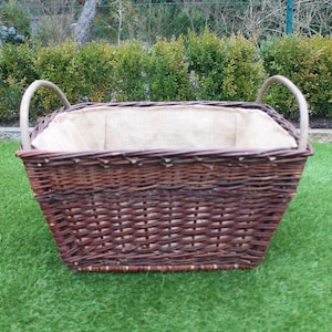 XXL wooden basket harvest basket economic basket wicker basket Kiepe fireplace basket wicker basket handmade
