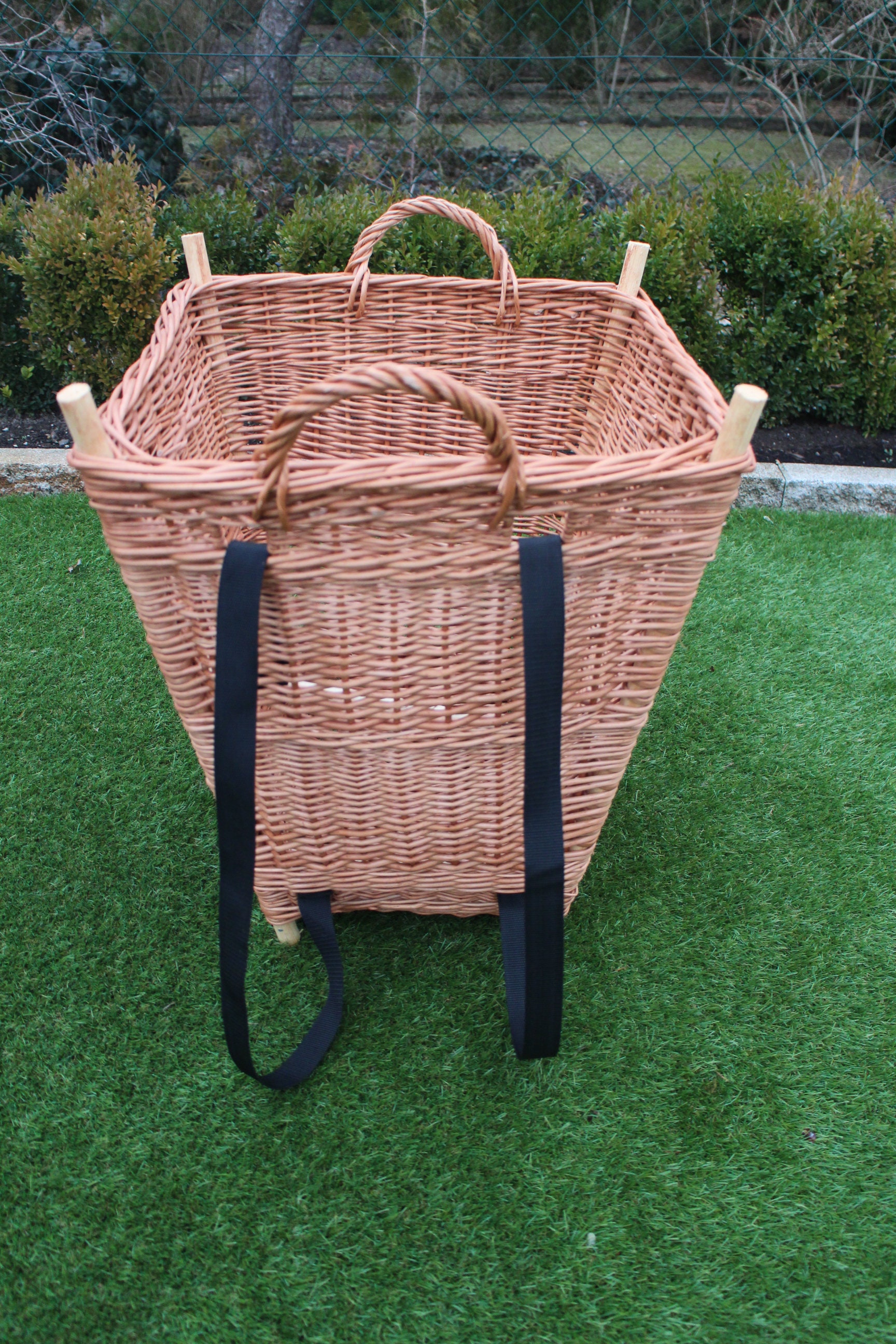 Log Basket Kit, Big Felt for Firewood, Small Basket for Kindling
