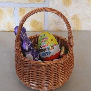 Handgefertigter Osterkorb aus Weide Weidenkorb Geschenkkorb Präsentkorb Kinderkorb Einkaufskorb