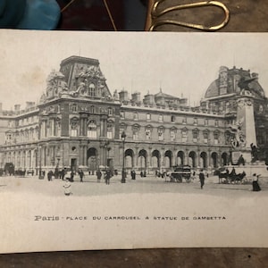 Antike Karte, Paris, Postkarte, Karte, Ansichtskarte, alte Karte, alte Postkarte, Frankreich, französisch, französische Karte, carte postale