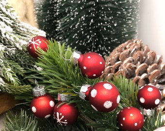 Kleine Christbaumanhänger, Christbaumkugeln, Weihnachtskugeln, Weihnachtsbaumanhänger, Baumschmuck, Weihnachtsbaumschmuck, Tannenbaumschmuck