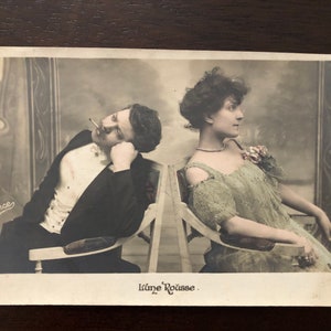 Antike Karte, Postkarte, Karte, Ansichtskarte, alte Karte, alte Postkarte, Frankreich, französisch, französische Karte, carte postale