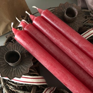 4.52 EUR/100g: 4 Advent wreath candles, candles, candles Advent wreath, candles, candle, colorful candle, colorful candles, Advent wreath candles