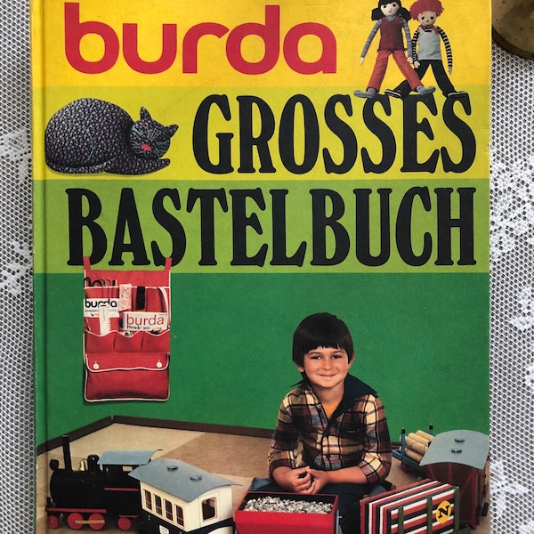 Burda Bastelbuch, Bastelbuch, Burda, basteln, Handarbeit, Nähbuch