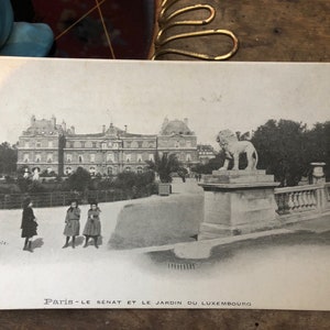 Antike Karte, Paris, Postkarte, Karte, Ansichtskarte, alte Karte, alte Postkarte, Frankreich, französisch, französische Karte, carte postale