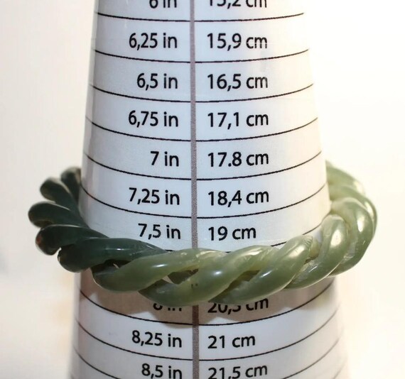 Jade Devil's Work 63mm Bangle Bracelet - image 5