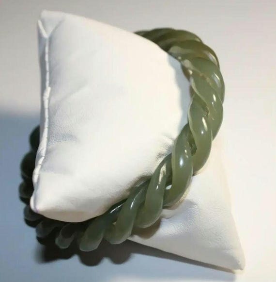 Jade Devil's Work 58mm Bangle Bracelet - image 4