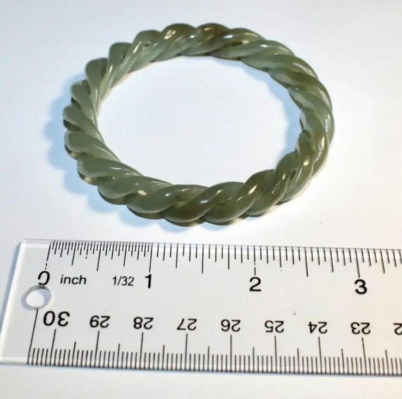 Jade Devil's Work 58mm Bangle Bracelet - image 7