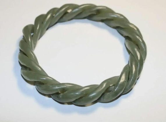 Jade Devil's Work 58mm Bangle Bracelet - image 6