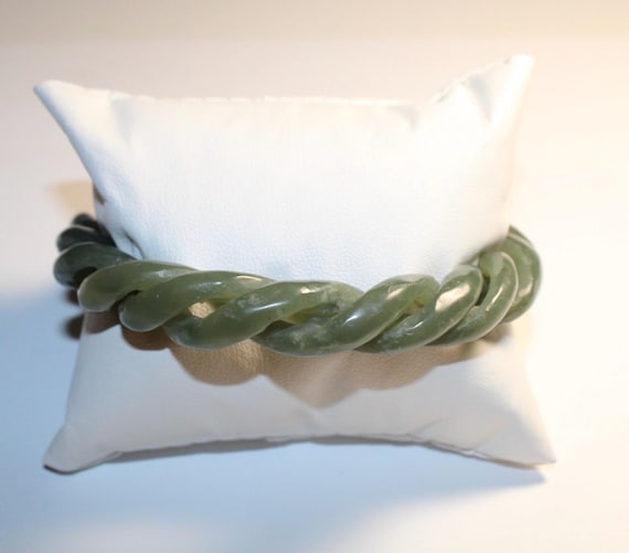 Jade Devil's Work 63mm Bangle Bracelet - image 2