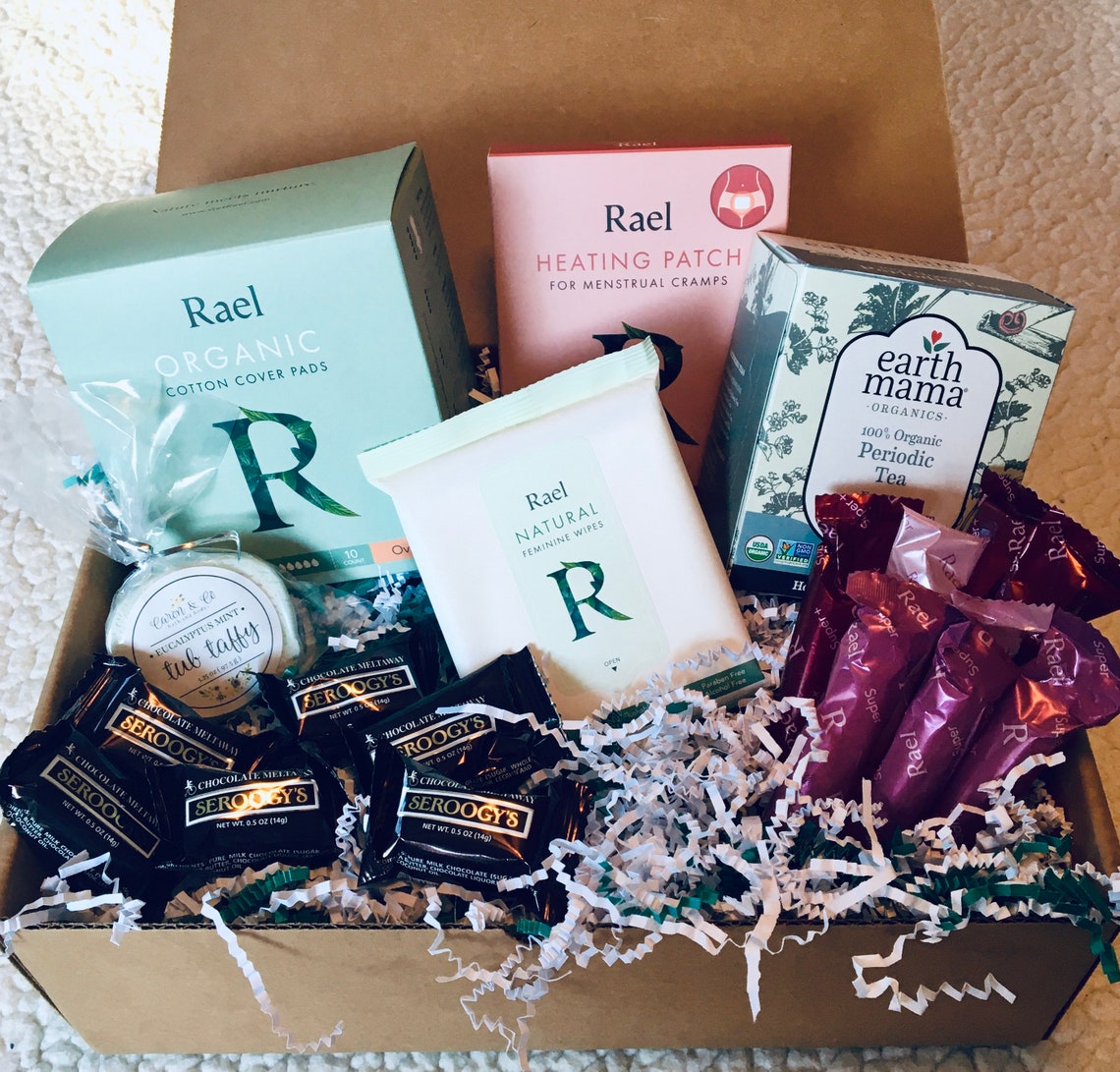 The Monthly Friend Care Package Period Box First Period Etsy