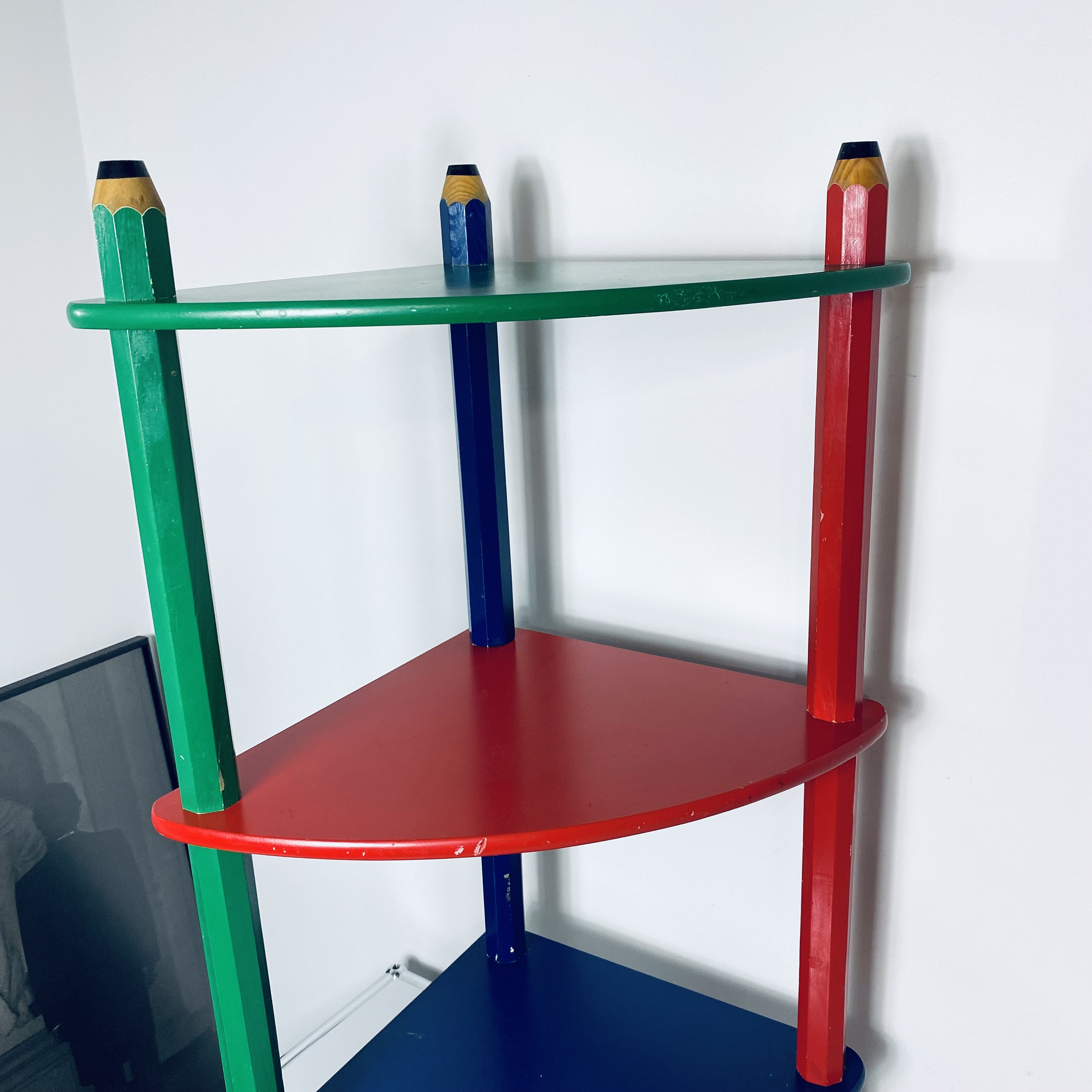 Multicoloured Pencil Shelves by Pierre Sala, 1980s