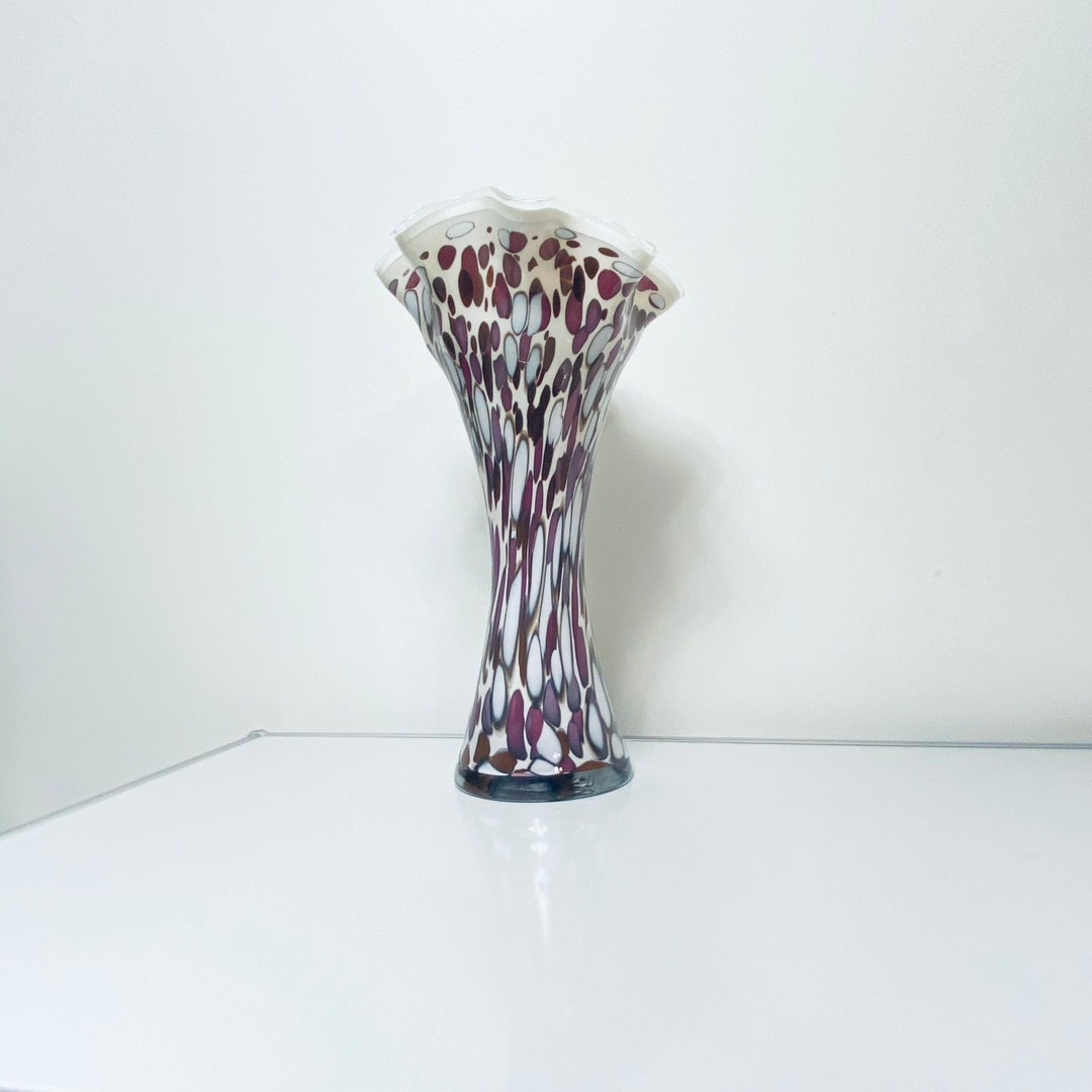 Jozefina Krosno Vase, Art Glass Vases, Rare Art Glass Vase. Etsy