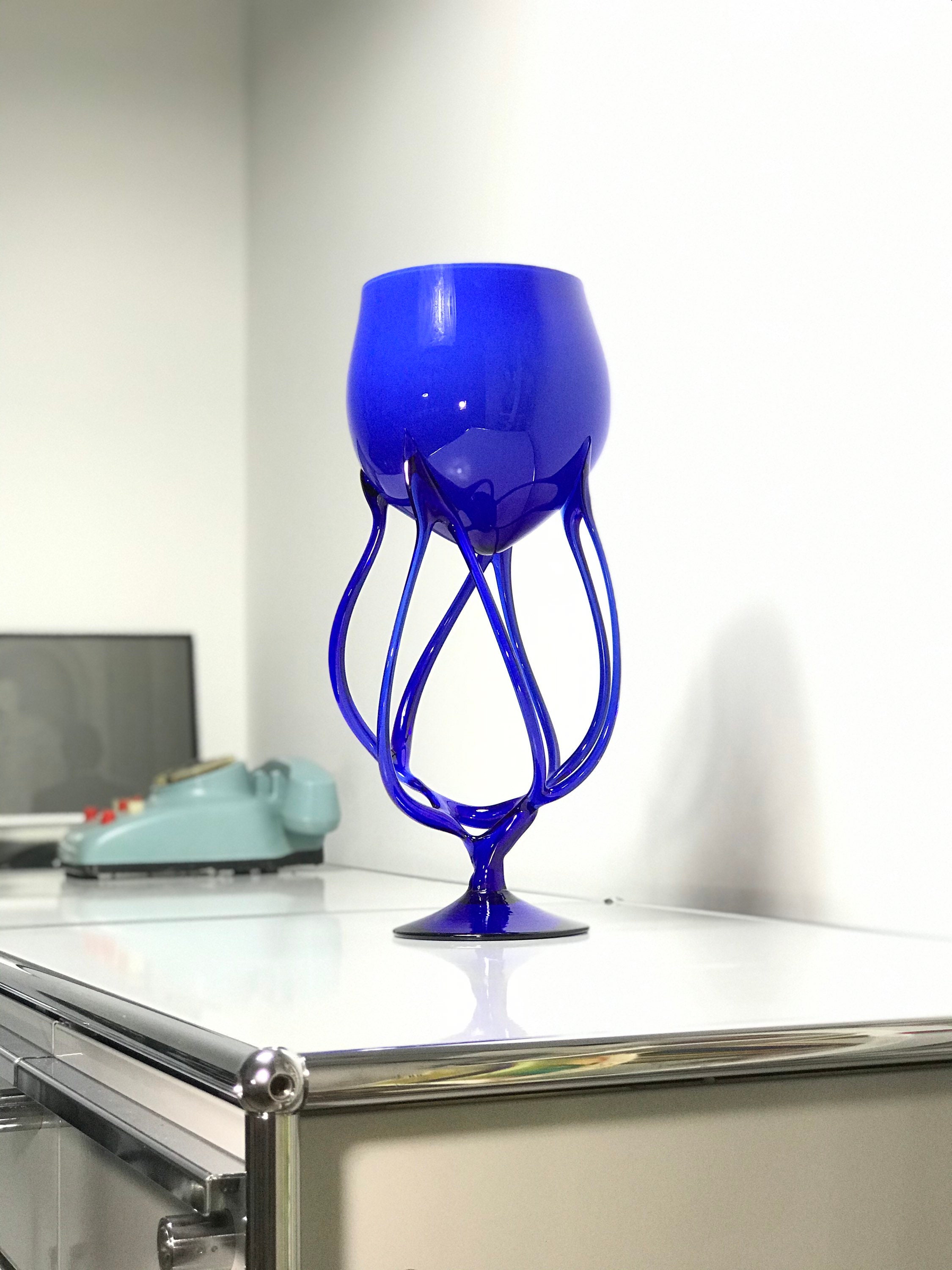 Jozefina Krosno Vase Octopus Jellyfish Art Glass Bowl Etsy UK