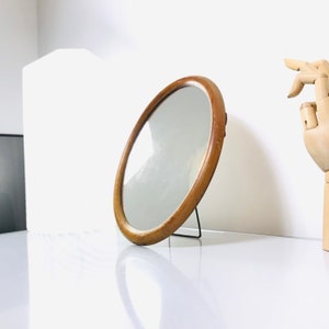 60s Wall-Table Mirror, Danish Style Small Mirror. image 1