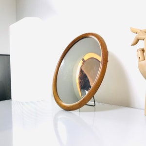 60s Wall-Table Mirror, Danish Style Small Mirror. image 8