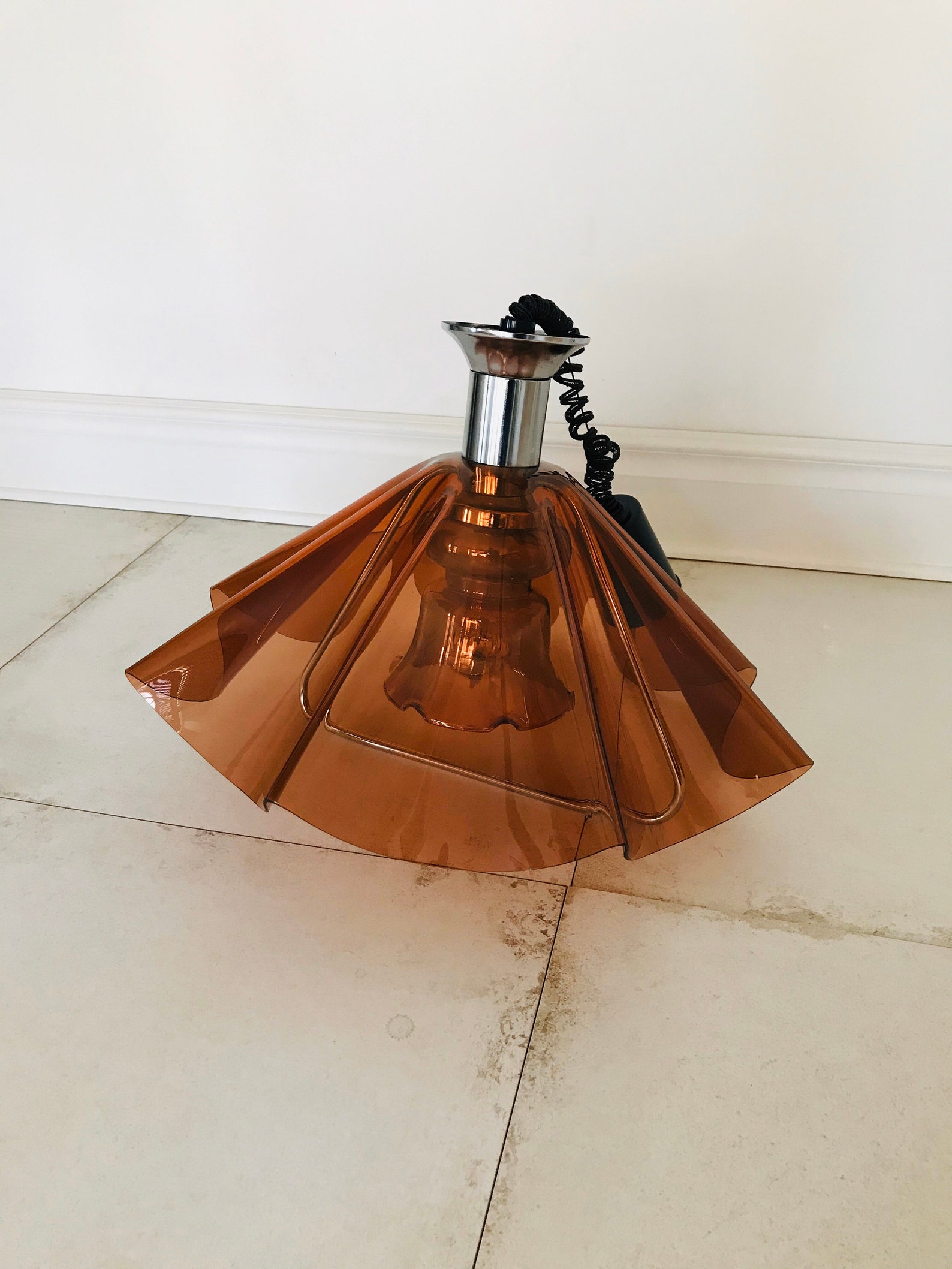 Vintage Kitchen Pendant Light 70's Beautiful Classic | Etsy