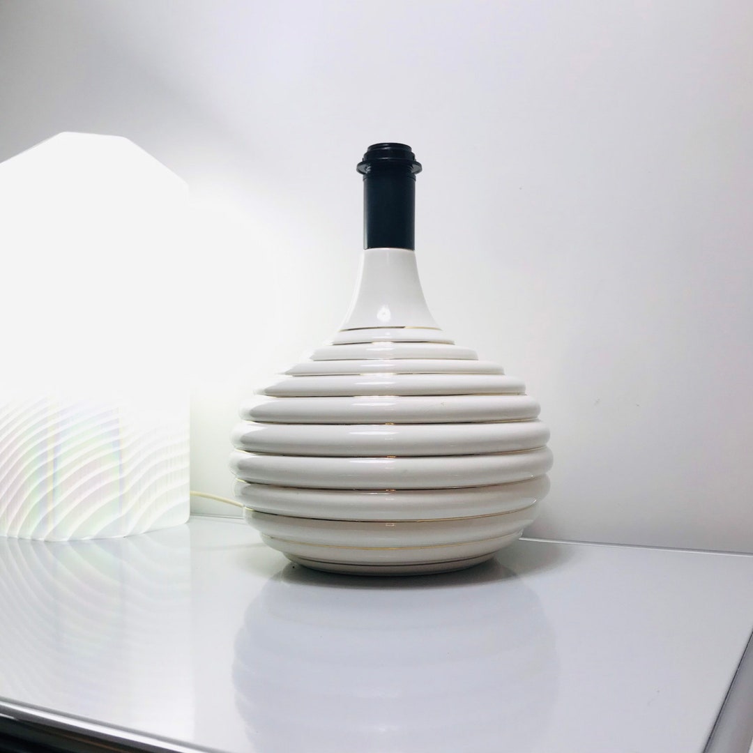 80s Lamp Base. Vintage Ceramic Table Lamp ARS Ceramic Lamp. Etsy