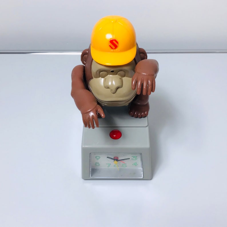 Monkey Alarm Clock 80s Kids Alarm Clock 80s Vintage Alarm Etsy Australia