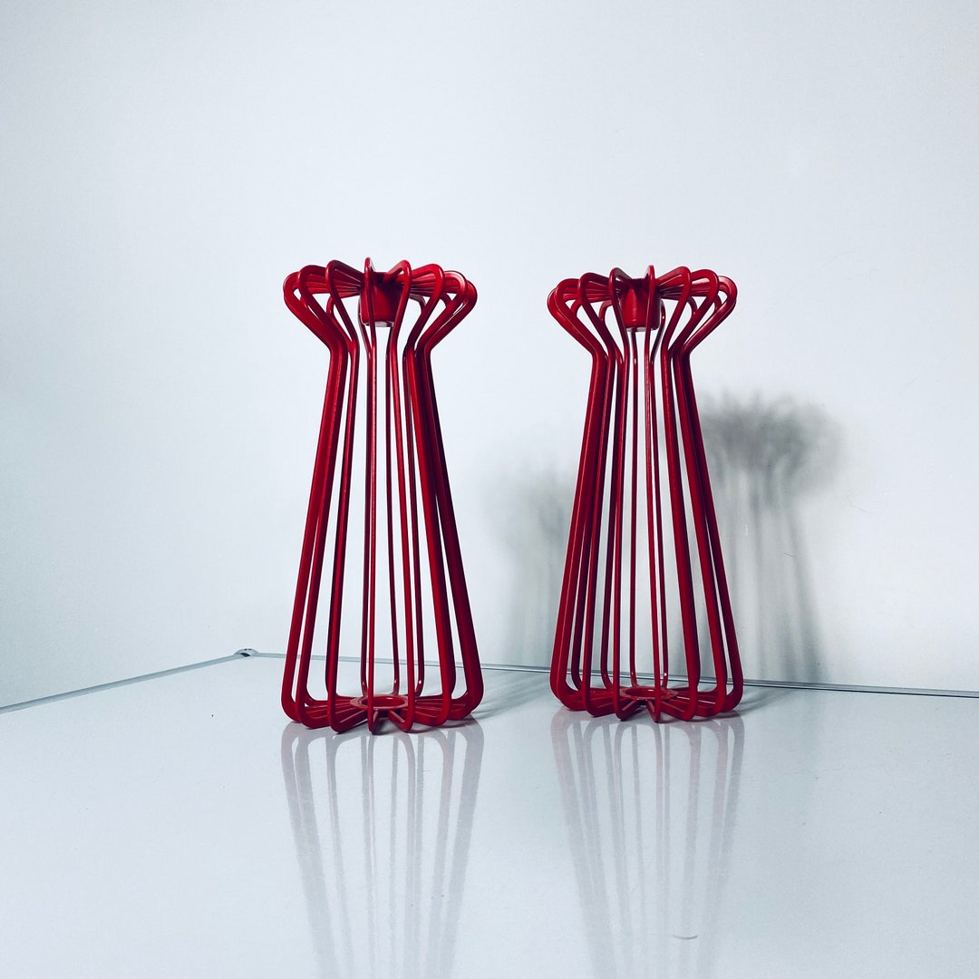 Ikea Trådig Candlestick, Ehlen Johansson 1999, Set of Two Candlestick