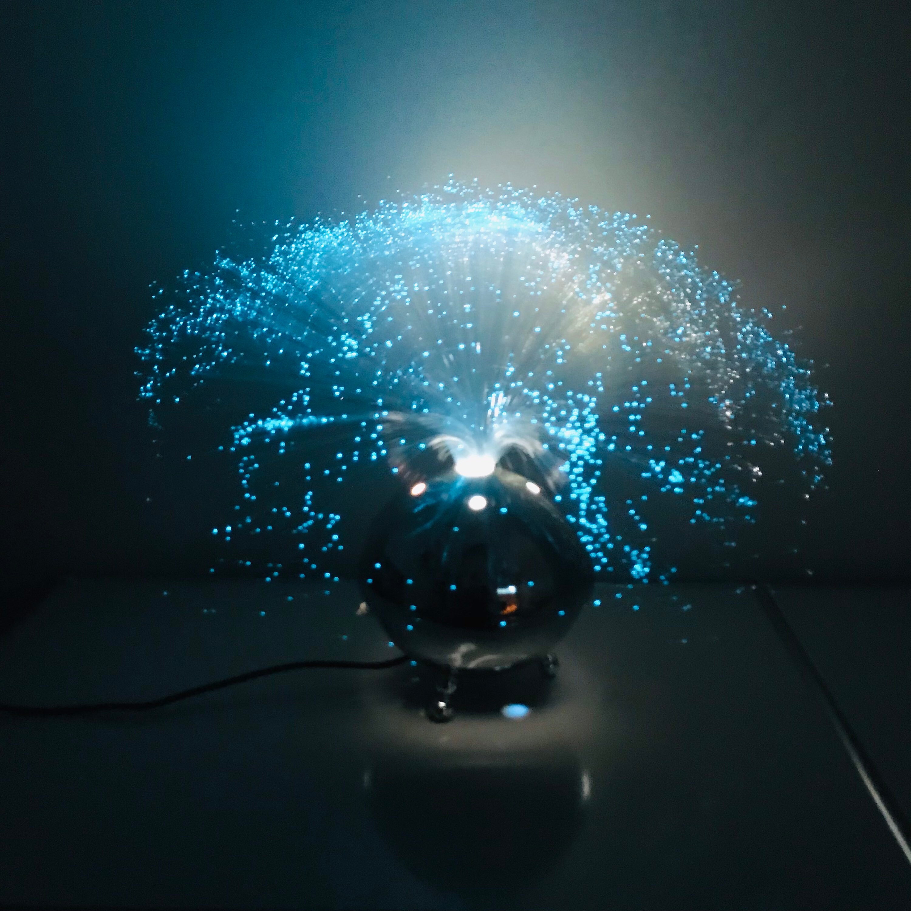 Vintage Fiber Optic Lamp from 70s. Etsy