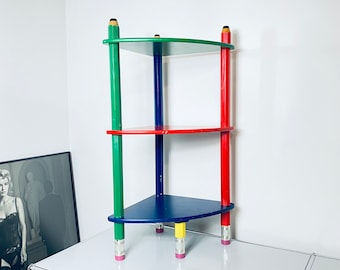 Multicoloured Pencil Shelves by Pierre Sala, 1980s