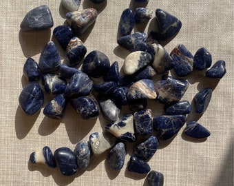 Sodalite - Ensemble de 30 pierres précieuses en vrac polies