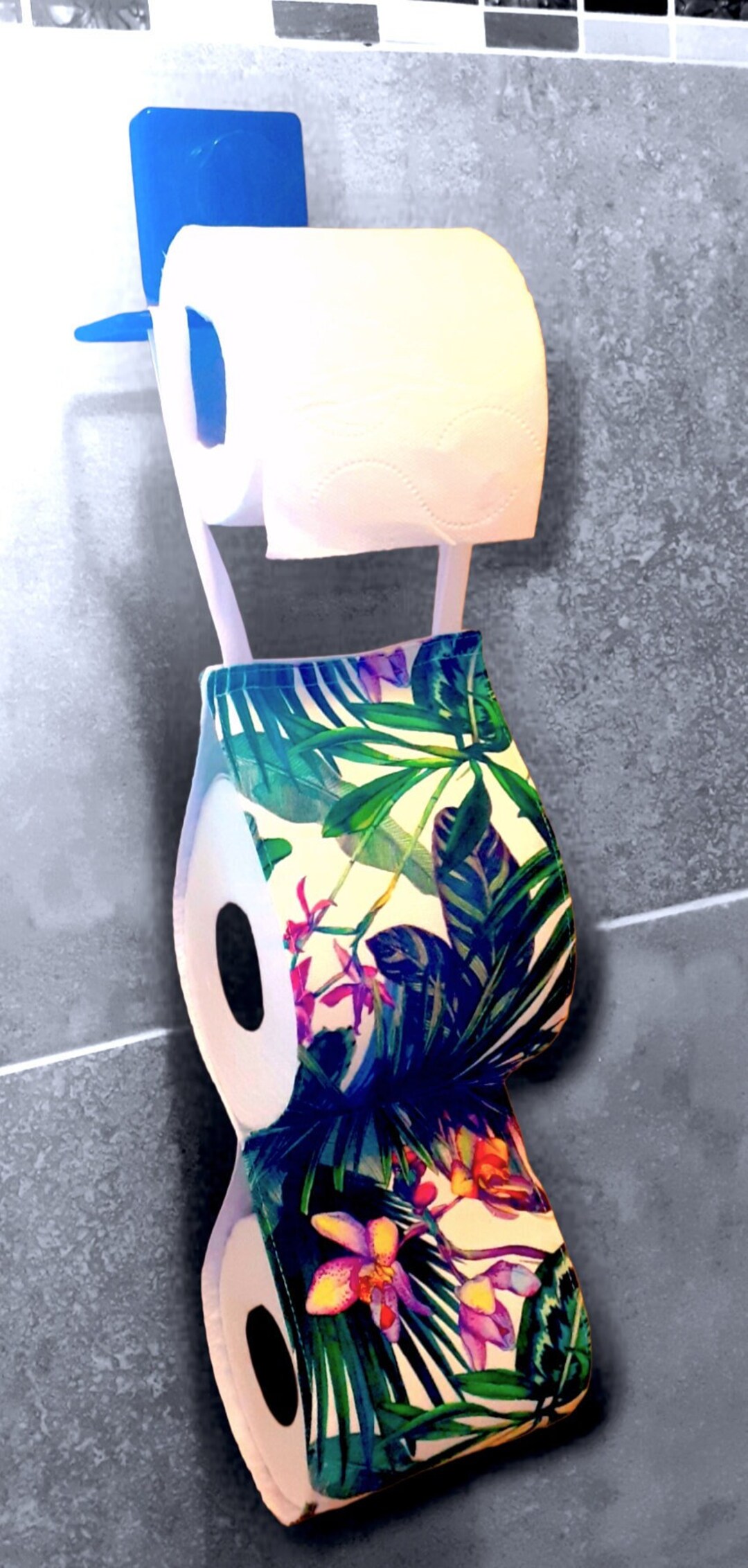 Tropical Toilet Paper Roll Holder Holds 2 Rolls. Bathroom Etsy