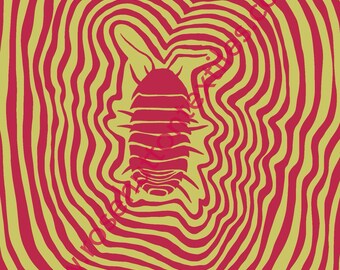 Woodlouse A4 Print