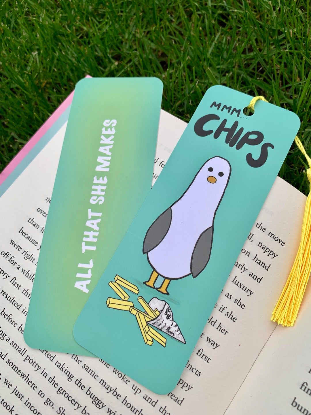 Seagull Bookmark, Reading Gift, Cute Bookmark, Bookworm, Book Gifts