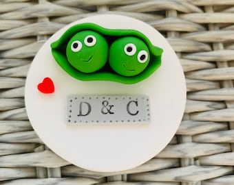 Peas in a pod, Pet Peas, Valentines Gift for him, Wedding gift, Valentines Day gift, Anniversary Gift for boyfriend, Best friend gift