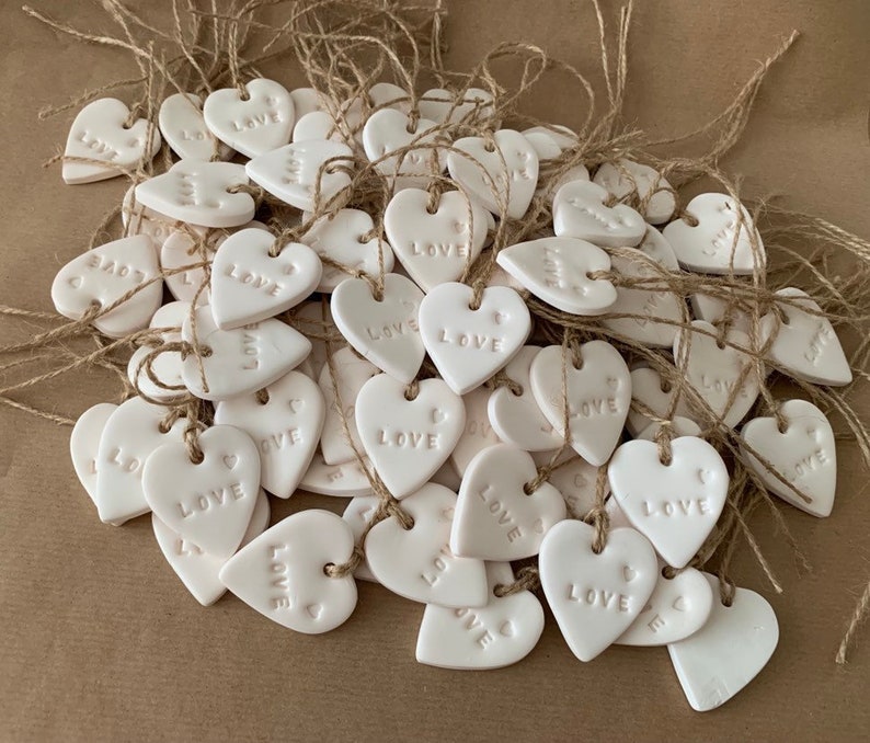 Bulk 10 Love Heart Decorations Wedding Decoration Wedding Etsy