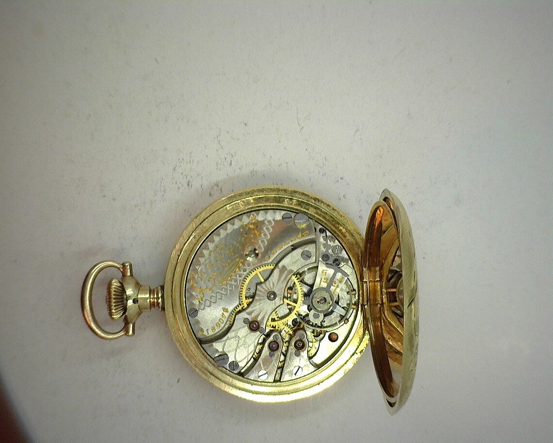 1907 Hampden Ladies 7 jewel Pocket Watch in a 14k Gold Filled Etsy