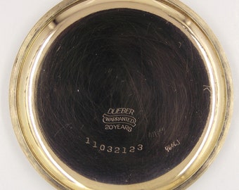 Antique 1922 Illinois Bunn Special 21 Jewel Pocket Watch in Dueber
