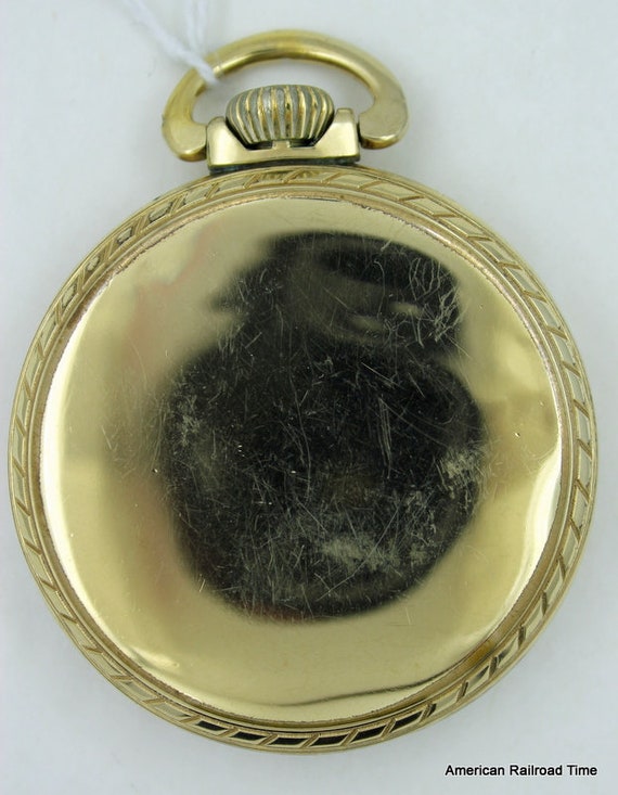 1947 Elgin 15 Jewel Pocket Watch in 10k Gold Roll… - image 2