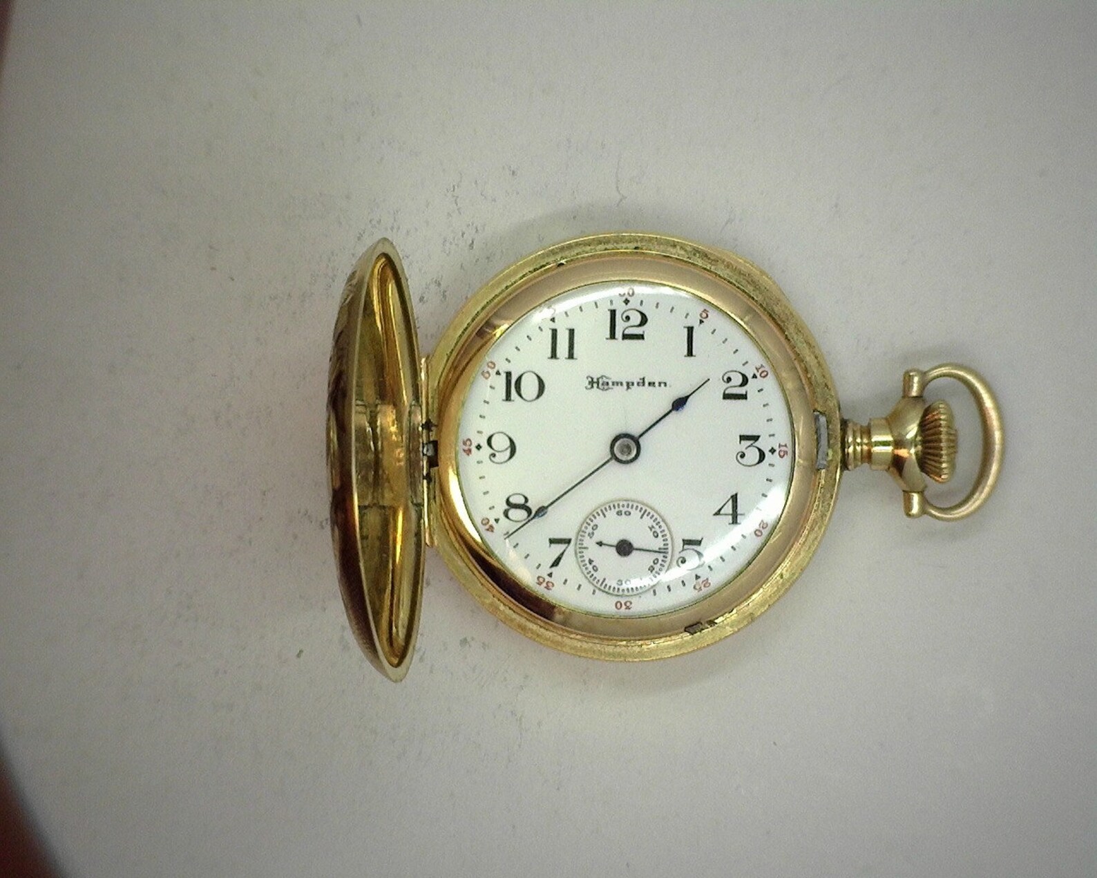 1907 Hampden Ladies 7 jewel Pocket Watch in a 14k Gold Filled Etsy